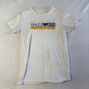 Kith Vogue T Shirt Mens Size M White Short Sleeve Graphic Logo France Exclusive